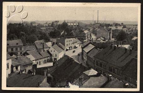 1943&nbsp;pohled na&nbsp;ji�n� ��st m�sta