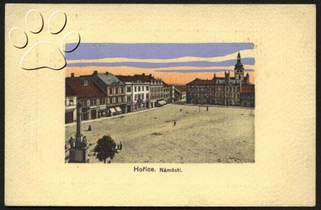 Ho�ick� n�m�st� vyd�no kolem roku 1910